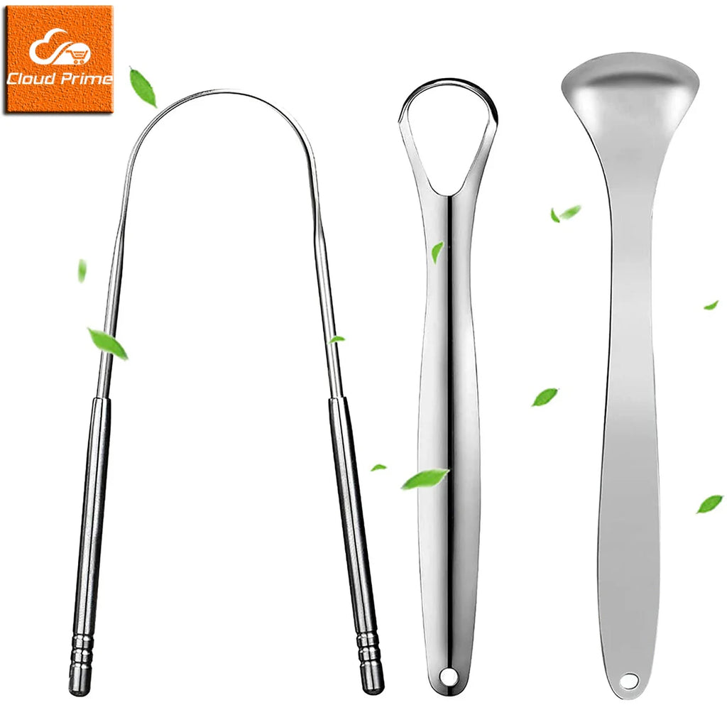 Premium metal tongue scraper(s)