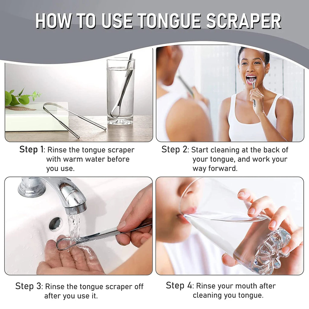 Premium metal tongue scraper(s)